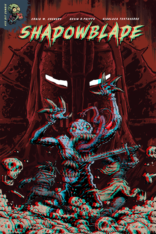 Shadowblade #2- The Ballad of Blood and Bone (Anaglyphic 3D Cover)